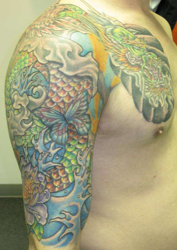 Dragon Half Sleeve tattoo