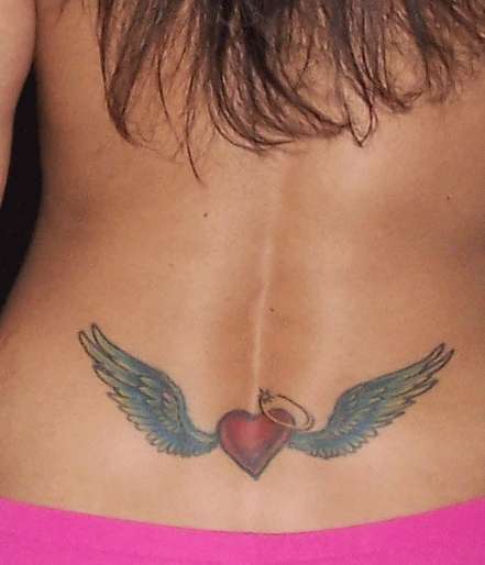 Heart with wings2 tattoo