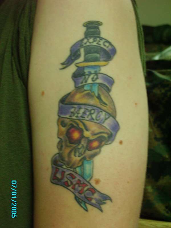 USMC tattoo
