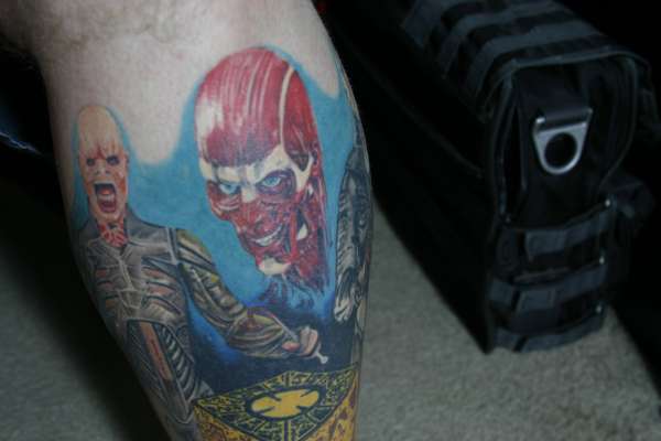 Hellraiser Collage tattoo