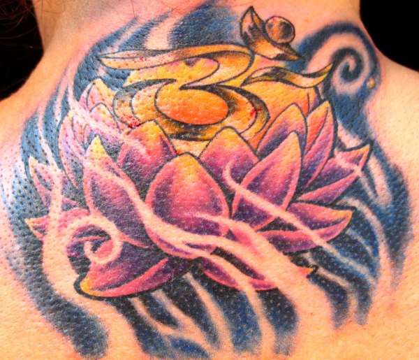 lotus ohm tattoo