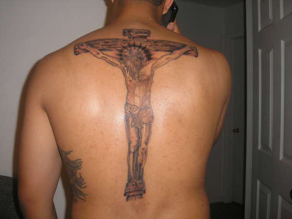 Jesus piece. tattoo