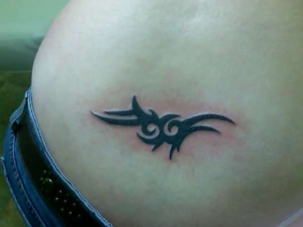 My tribal lower back tat tattoo