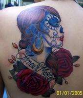 sugar skull tattoo