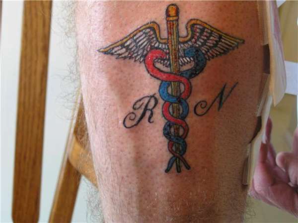 Nurse RN tattoo