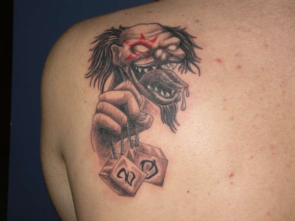 Joker Jester tattoo