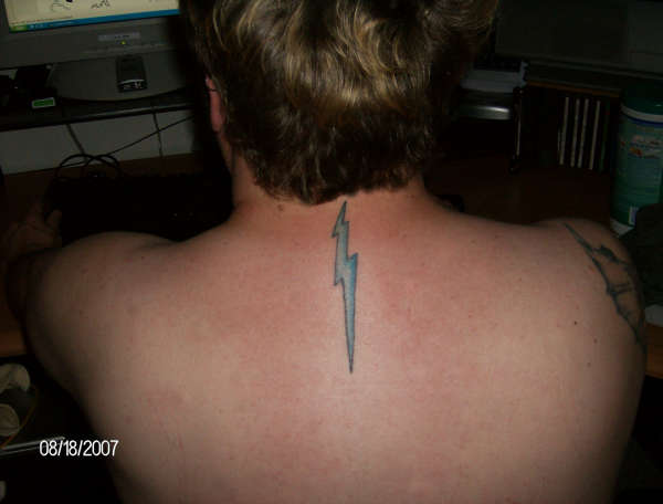 zeus lightning bolt tattoo
