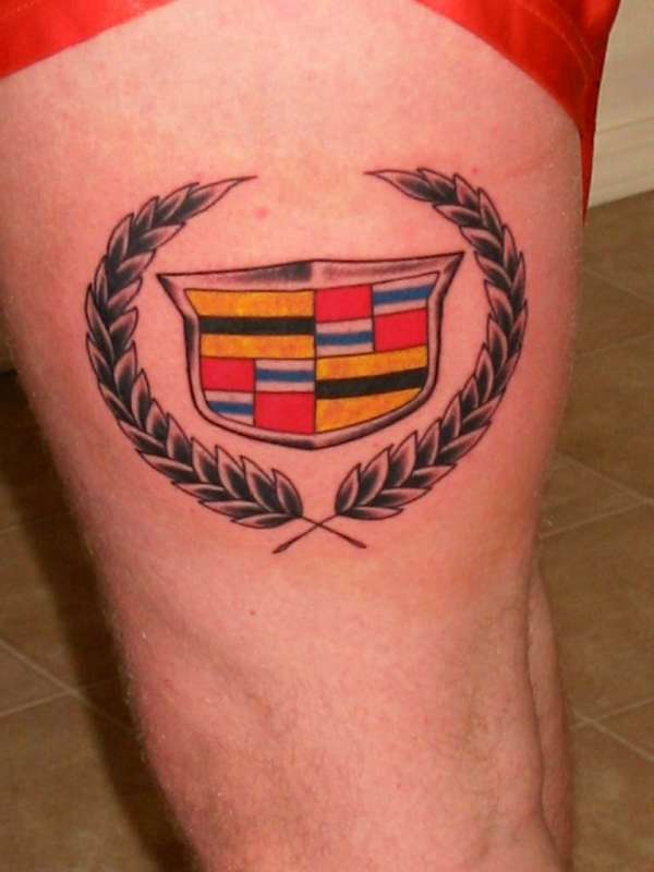 cadillac logo tattoo