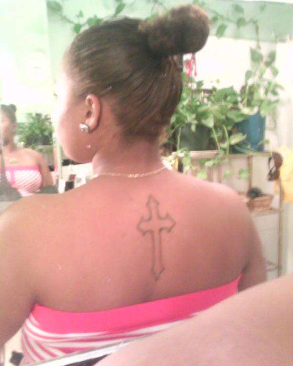 Cross tattoo