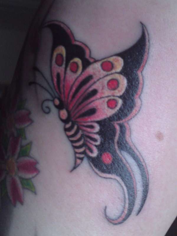 Japanese Butterfly Tattoo