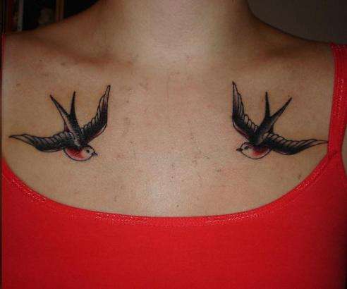 Swallow sibblings tattoo