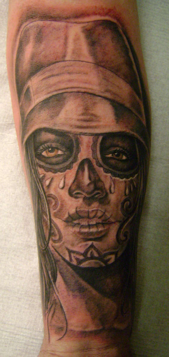 Dia de los muertos tattoo