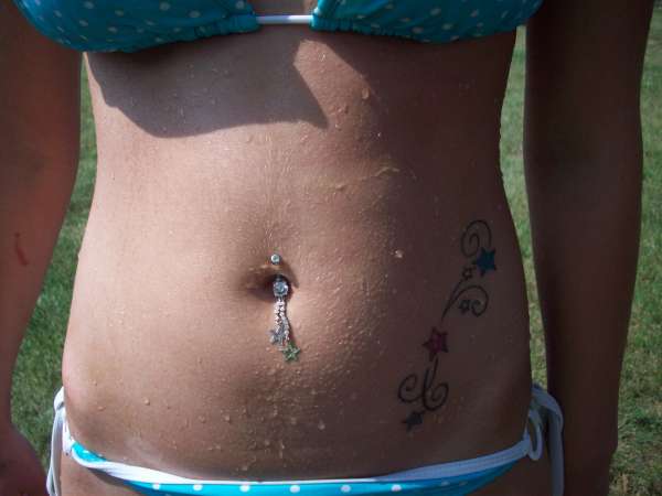 First Tattoo; Stars tattoo