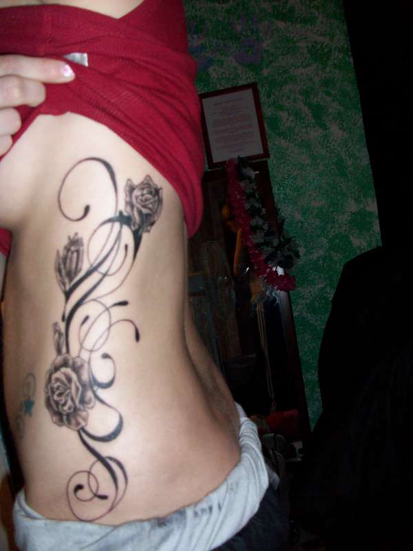 Second Tattoo; Roses. tattoo