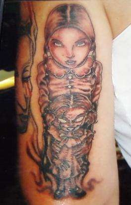 Spooky Girl tattoo