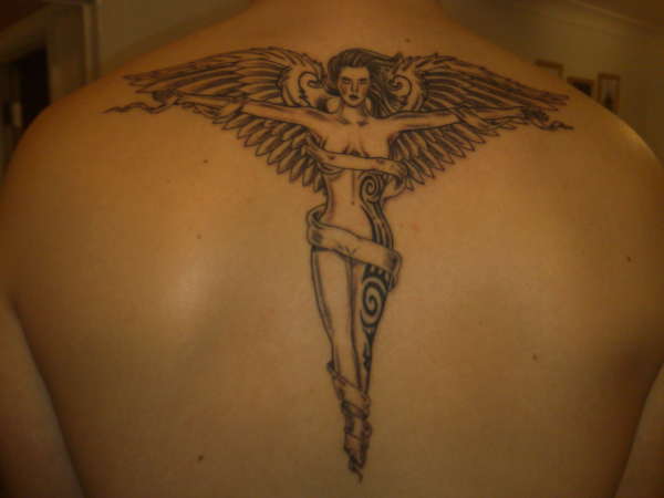 angel tattoo