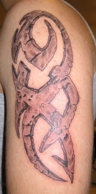 Tribal Shield tattoo