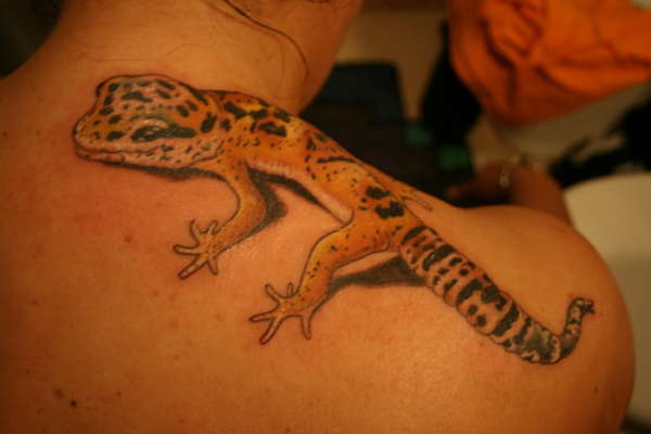 leopard gecko tattoo