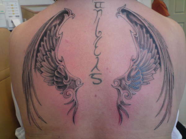 wings tattoo