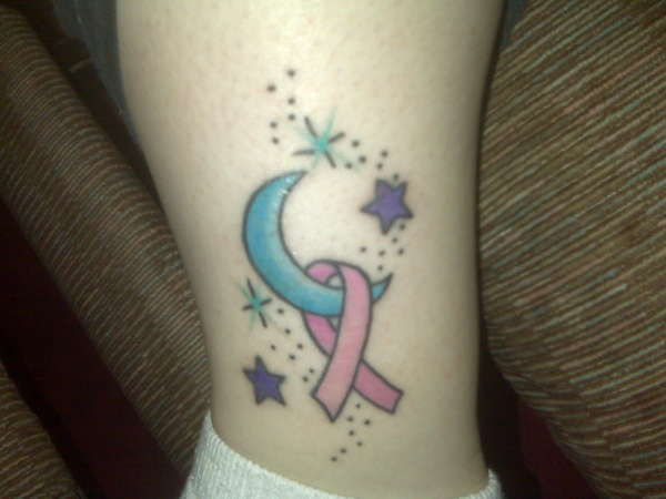 Breast Cancer Ribbion tattoo