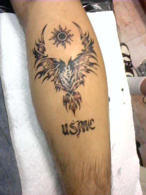 USMC tattoo