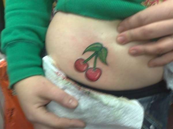 Cherries tattoo
