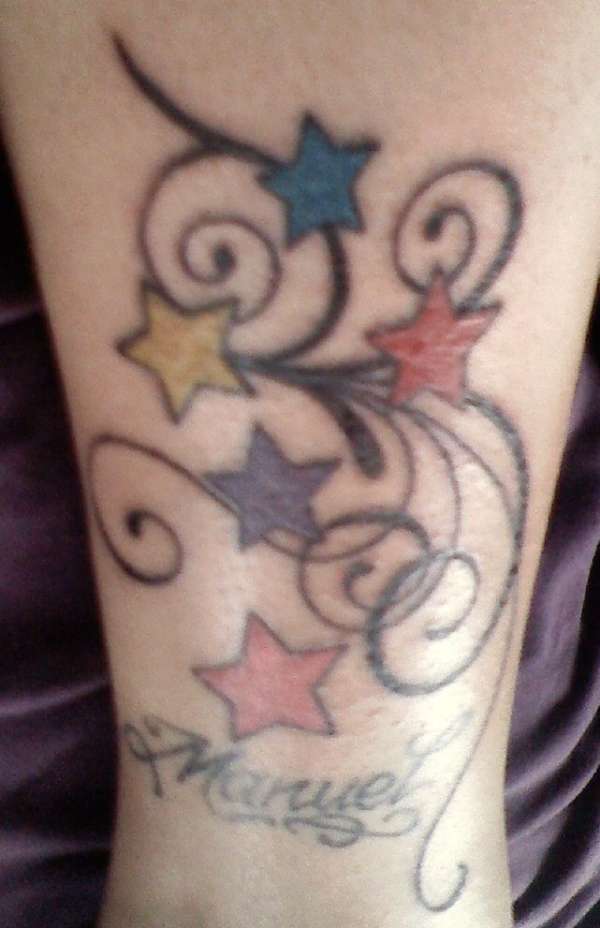 Daddy's stars tattoo