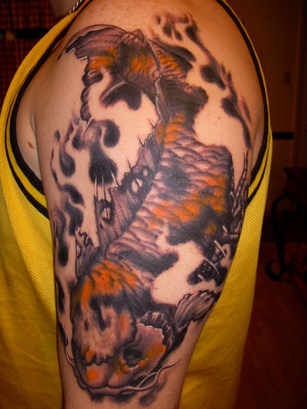 death koi tattoo