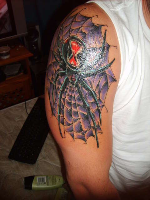 Black Widdow tattoo