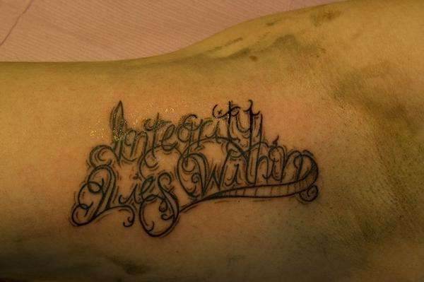 My Script tattoo