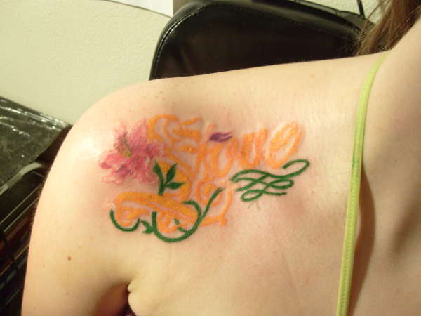 Love movement tattoo