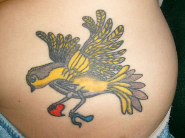 Warbler tattoo