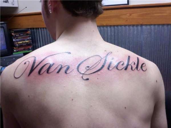 last name. second tattoo tattoo