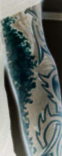 trippy tribal tattoo