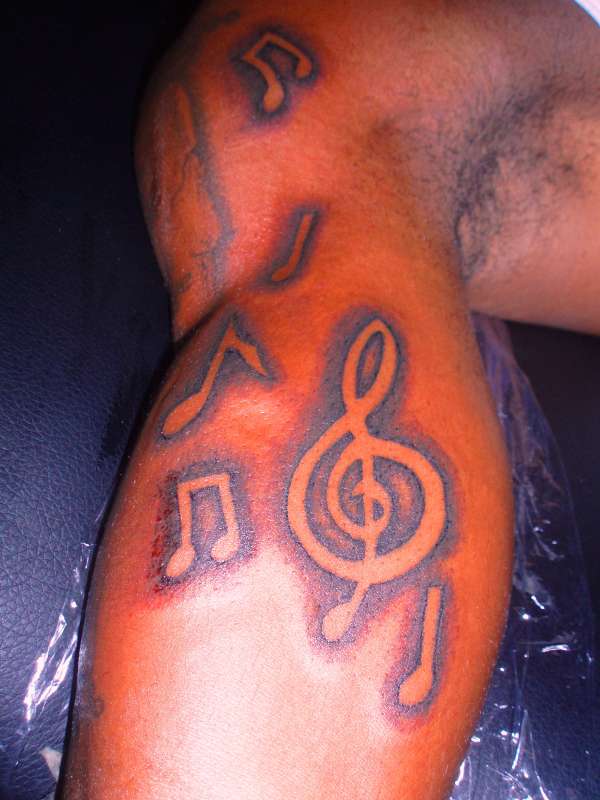 Music Notes tattoo