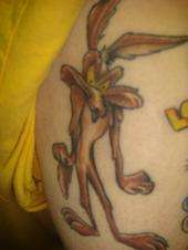 Wile E. Coyote tattoo