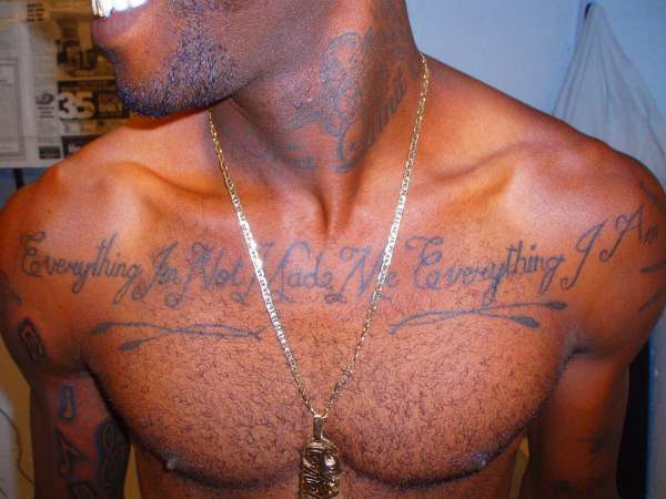 chest tattoo
