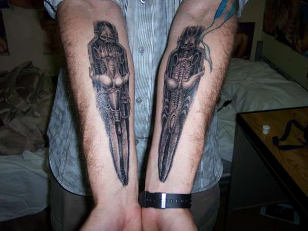 H.R. Giger tattoo