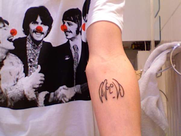 john Lennon Self Portrait tattoo