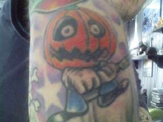 pumkin man tattoo
