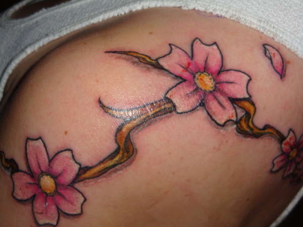 cherry blossom tattoo