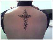 cross from the crown of thorns tattoo