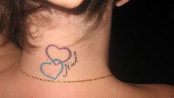 Nick on my Neck tattoo