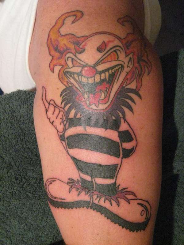 Clown tattoo