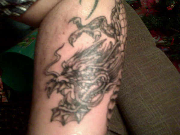 Dragon Face tattoo
