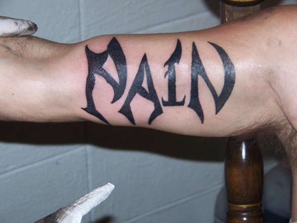 Pain tattoo