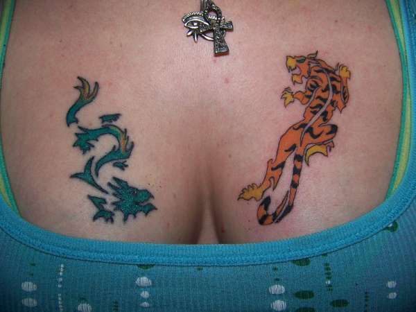 Tiger and Dragon tattoo