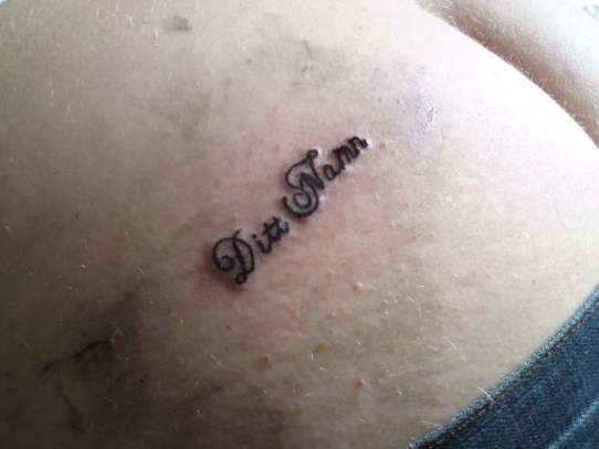 You Name tattoo