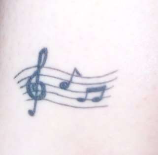 Music Notes tattoo