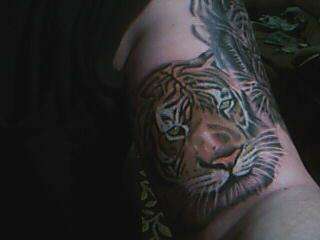 my second tiger tattoo